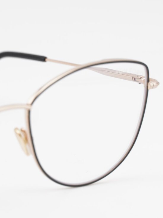 Tom Ford TF5667-B 005 Eyeglasses Black / Gold 55mm Cat Eye Frame main image 10